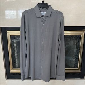 Mizzen and Main Men’s Dress Shirt Large Tall, Trim Fit